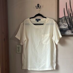 ❤️FINAL SALE❤️ Vintage Ralph Lauren Creamy Yellow Silk Blouse Size 6